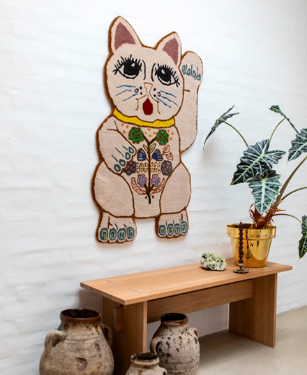 Lucky Cat Rug