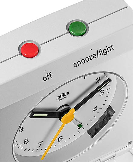 Braun BC05 Analogue Travel Alarm Clock