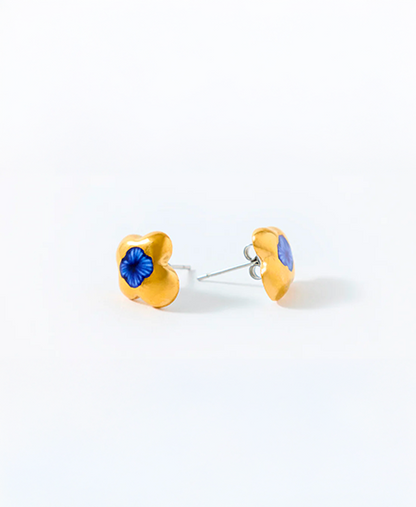 Hand-Sponge Earrings