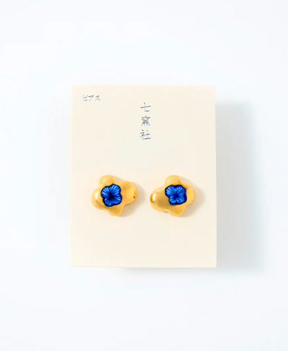 Hand-Sponge Earrings