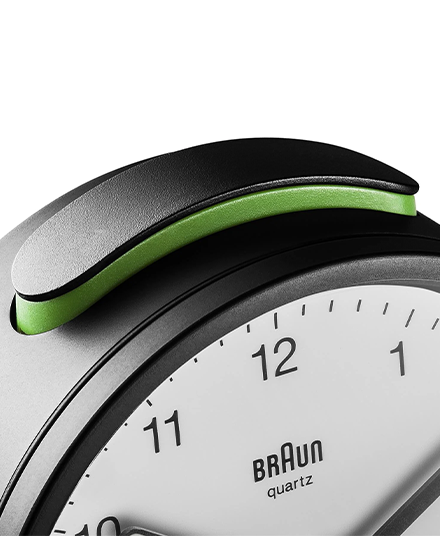 インテリア時計 Braun voice control AB 312 vsl iF Design - Batterieweckuhr Braun voice control AB 312 vsl