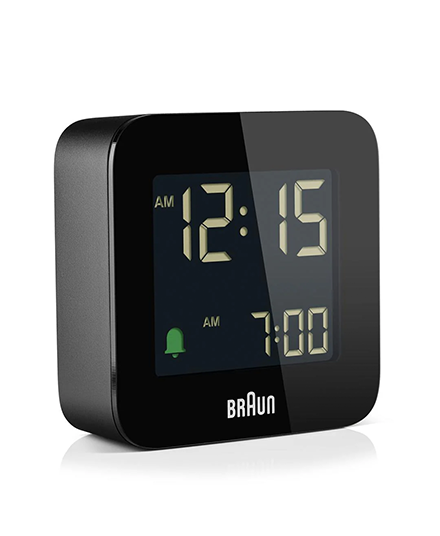 Braun BC08 Digital Travel Alarm Clock