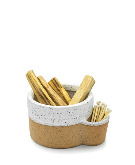 Palo Santo/Candle Holder/Ceramic Bowl