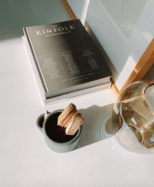 Palo Santo Ceramic Bowl, Black