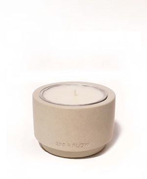 Refillable Concrete Candle, Amber Smoke