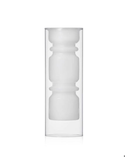 Rings Vase, White