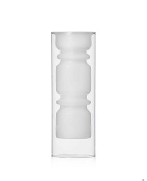 Rings Vase, White