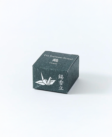 Tin Crane Incense Holder