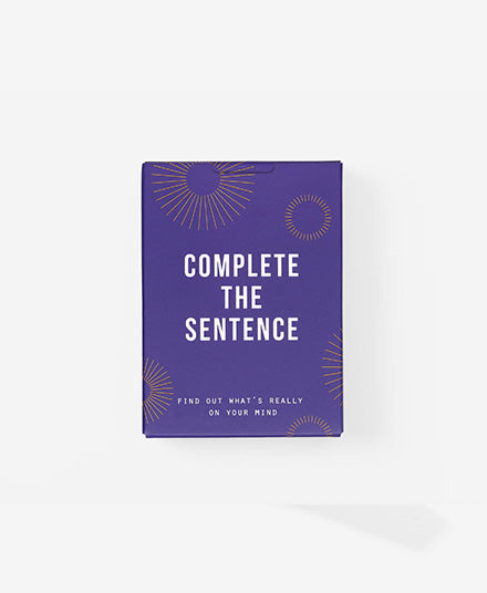 Complete The Sentence Cards