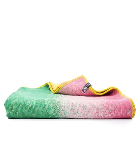 'Colour Rebel Fuschia' Wool Blanket