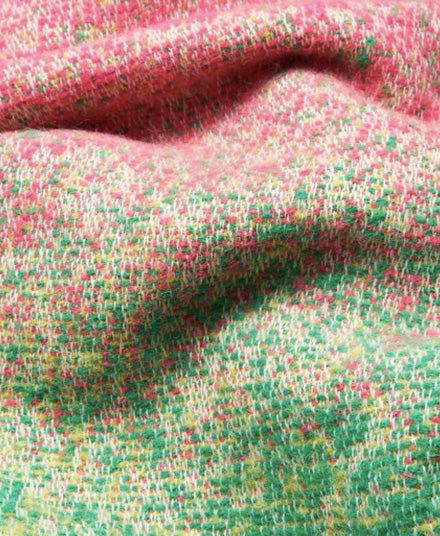 'Colour Rebel Fuschia' Wool Blanket