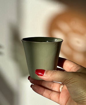 Porcelain Cup, Green