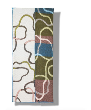 'Meandering' Wool Blanket