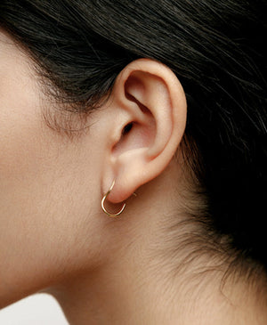 Blythe Earrings, Gold