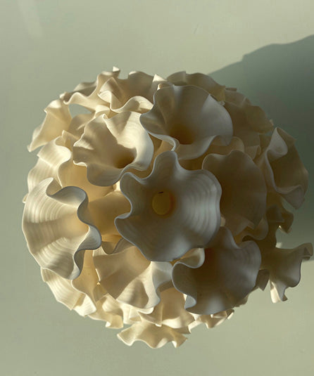Ceramic 'Flowers' Tea Light Holder