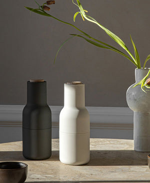 Bottle Grinders, Beech, Carbon & Ash