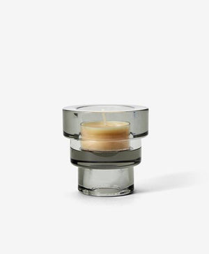 Terrace Candle Holder, Smoke