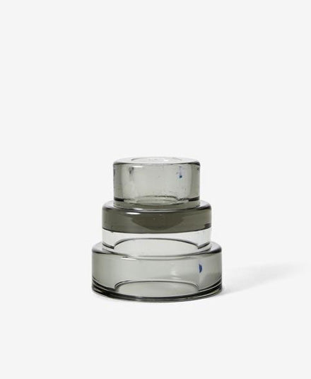 Terrace Candle Holder, Smoke