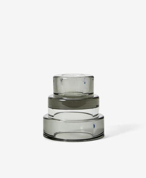 Terrace Candle Holder, Smoke