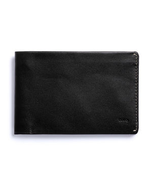 black travel wallet