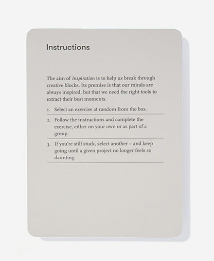 Inspiration Card Set