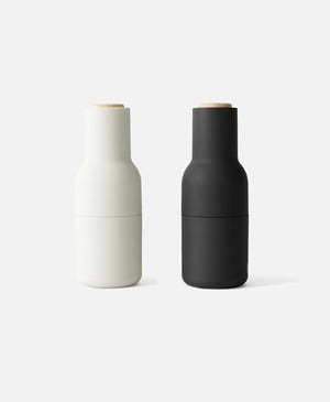 Bottle Grinders, Beech, Carbon & Ash