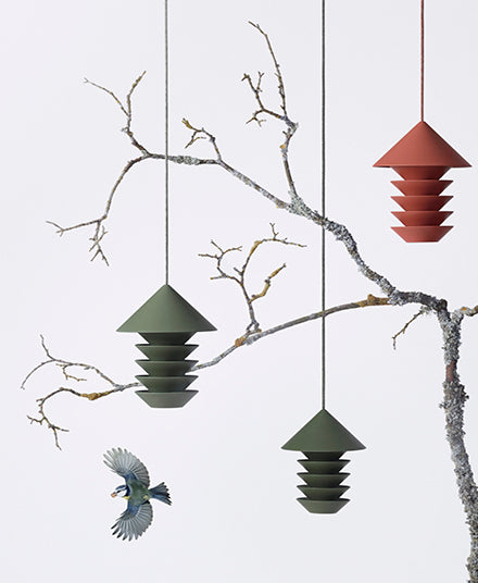 Bird Silo / Feeder, Green