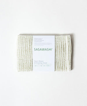 Sasawashi Open Weave Exfoliating Towel