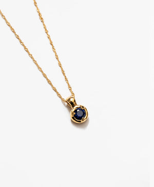 Nina Necklace in Blue and Gold
