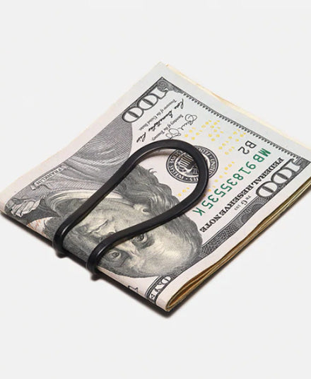 Station Money Clip, Vapor Black