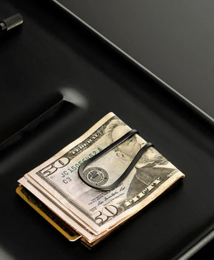 Station Money Clip, Vapor Black