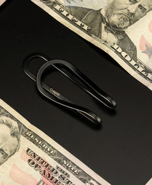Station Money Clip, Vapor Black