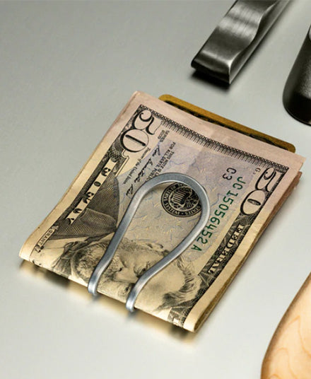 Station Money Clip, Vapor Silver