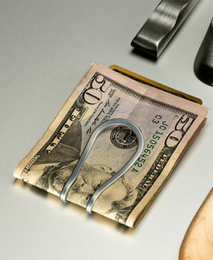 Station Money Clip, Vapor Silver