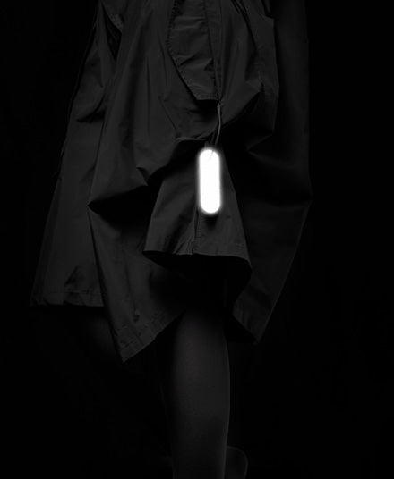 Swinging Reflector, Black / Silver