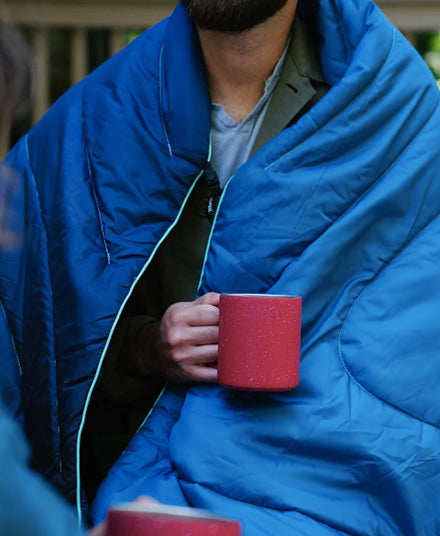 Original Puffy Blanket - Ocean Fade