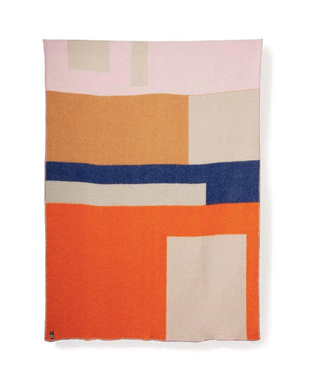 'Bauhaused 2' Wool Blanket